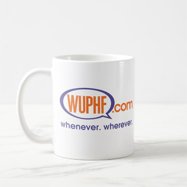 WUPHF.com Coffee Mug (Left)