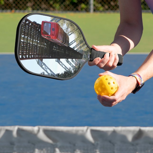 Wuppertal Floating Train / Wuppertaler Schwebebahn Pickleball Paddle (Insitu)