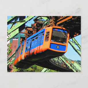 Wuppertal Schwebebahn in Elberfeld Postcard