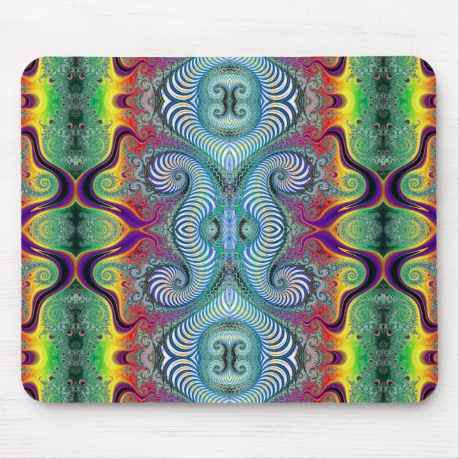 Wurburbo Fractal Art Design Mouse Mat (Front)
