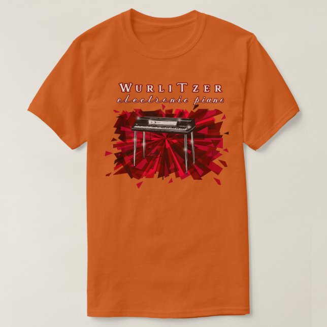 Wurlitzer Electric Piano 1970s design  T-Shirt (Design Front)