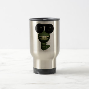 Wurm mit Sonnenbrille Travel Mug