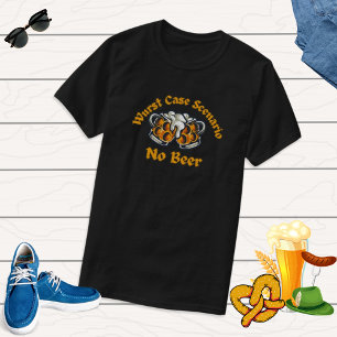 Wurst Case Scenario Tee for Beer and Sausage Lover