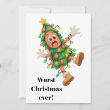 Wurst Christmas ever! Funny personalised Salami