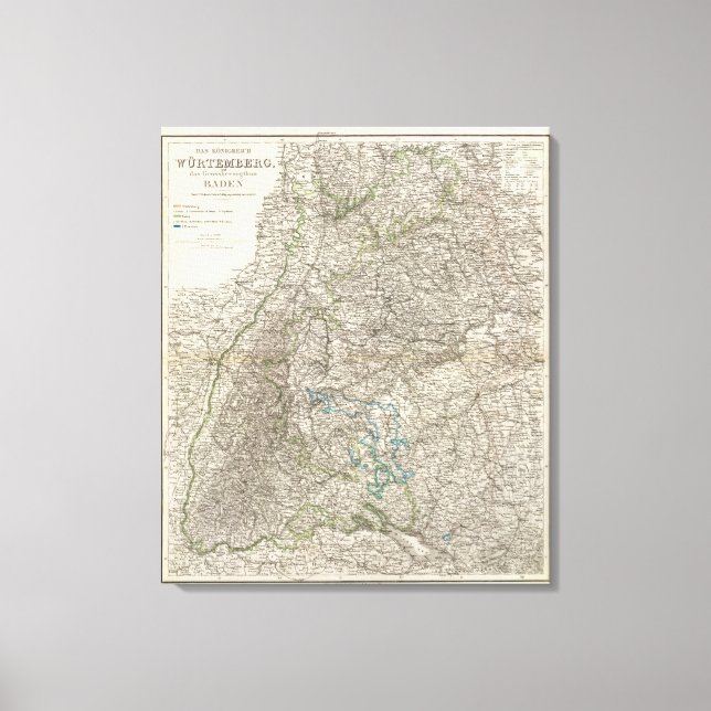 Wurtemberg, Baden Canvas Print (Front)