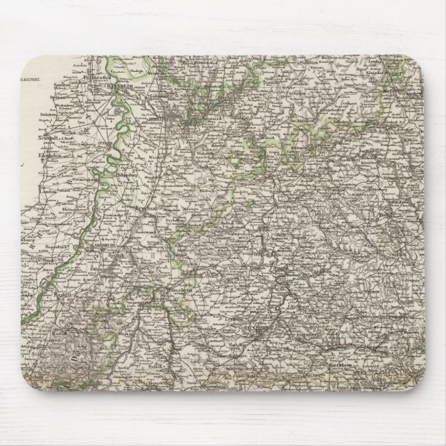 Wurtemberg, Baden Mouse Mat (Front)
