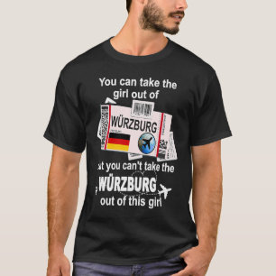 Würzburg Boarding Pass  Würzburg Girl  Würzburg T-Shirt