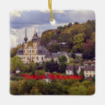 Wurzburg Germany Christmas Ornament<br><div class="desc">Enjoy a little bit of Germany with this beautiful Wurzburg Germany. The ornament can be easily customised with images,  text,  styles and sizes. #wurzburg  #romanticroad  #germanytours  #medeivalgermany</div>