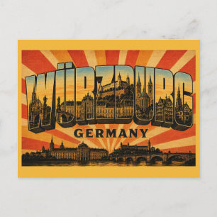 Würzburg Germany Residence Postcard