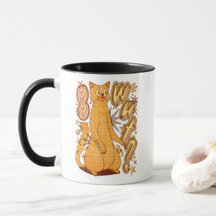 Wut? / An Orange Cat Illustration Mug
