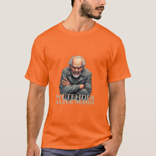 Wütender Alter Mann – Cartoon-Illustration T-Shirt