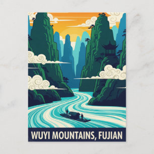 Wuyi Mountains Fujian China Postcard