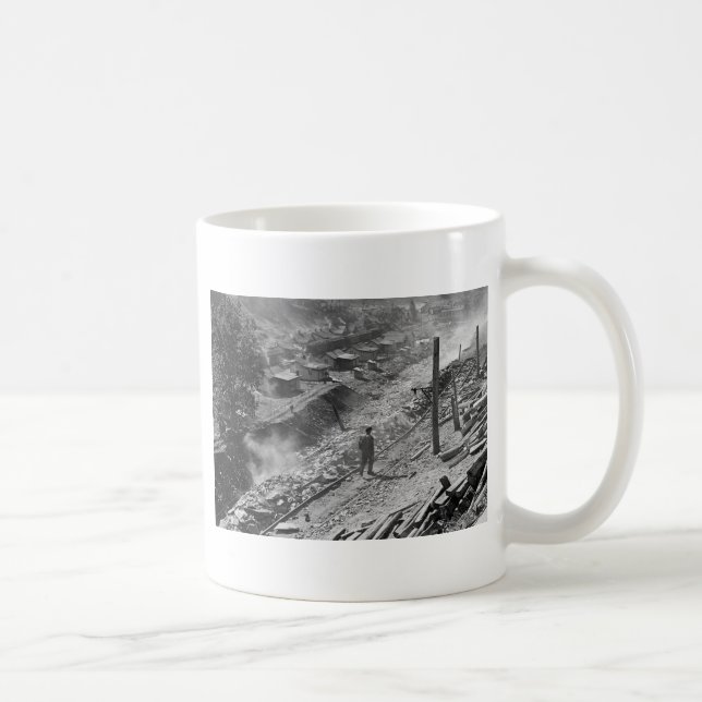 WV Coal Miner Town: 1935 Coffee Mug (Right)