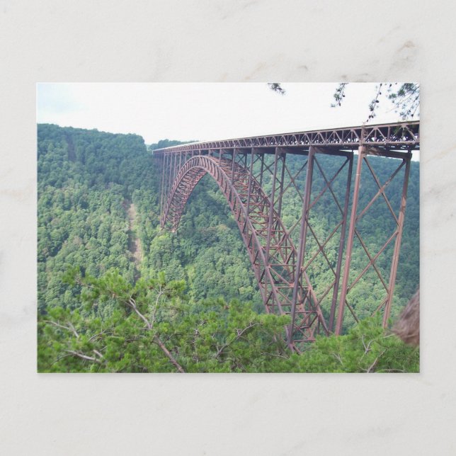 WV New River Gorge Bridge Postcard (Front)