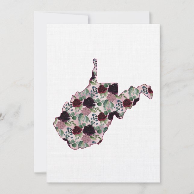 WV Wedding Decor Invitation (Front)