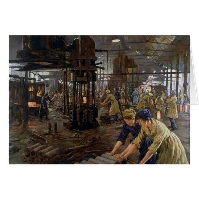 WW1 1918 Women Working at a Munitions a Factory  (Front Horizontal)