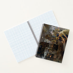 WW1 1918 Women Working at a Munitions a Factory  Notebook