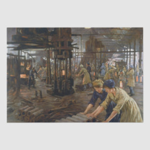 WW1 1918 Women Working at a Munitions a Factory  Tissue Paper