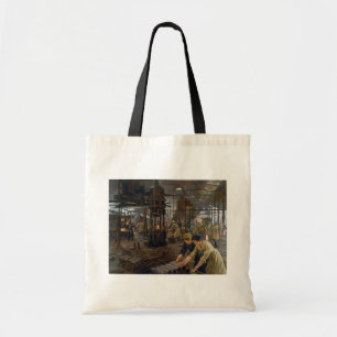 WW1 1918 Women Working at a Munitions a Factory Tote Bag