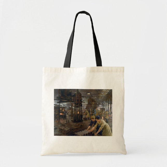 WW1 1918 Women Working at a Munitions a Factory  Tote Bag (Front)