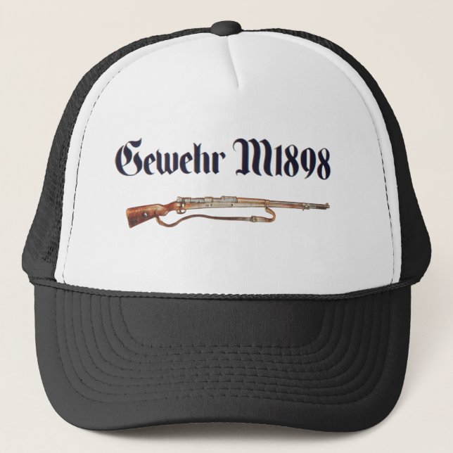 WW1 German Gewehr M1898 rifle Trucker Hat (Front)