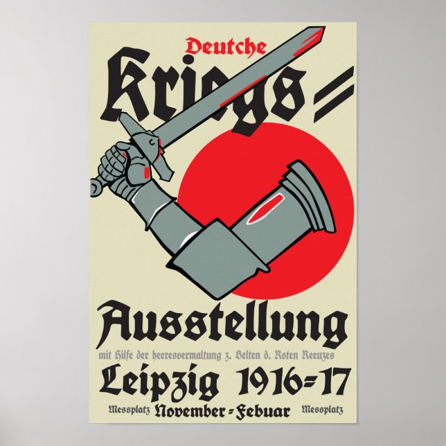 WW1 German Propaganda poster (Front)