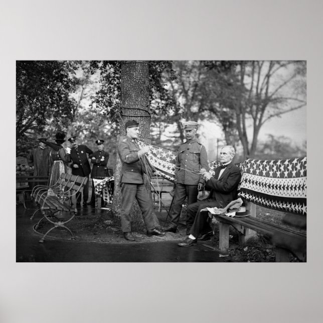 WW1 Patriotic Knitting, 1910s Poster (Front)
