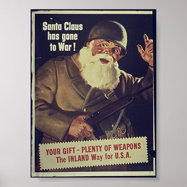 WW1 Santa Poster (Front)