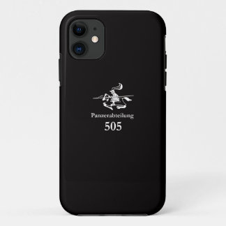 WW2 505th Heavy Tank Battalion (Black) iPhone 11 Case