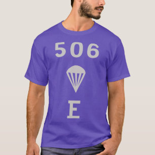 WW2 506 pir Easy Company Flag T-Shirt
