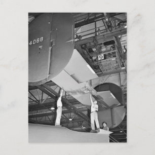 WW2 Aeroplane Factory, 1940s Postcard