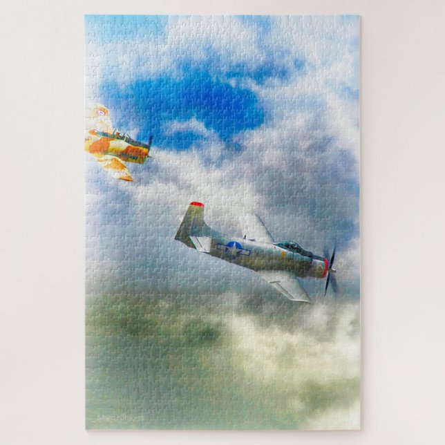 WW2 Aeroplanes AIR FORCE RAIDERS Jigsaw Puzzle (Vertical)