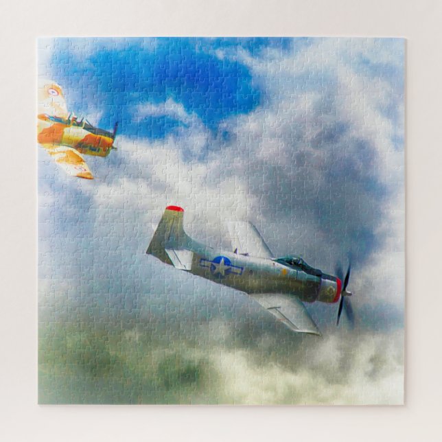 WW2 Aircraft AIR FORCE RAIDERS Jigsaw Puzzle (Vertical)