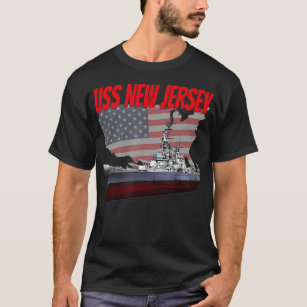 WW2 Battleship USS New Jersey World War 2 Ship Mod T-Shirt