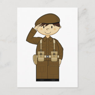 WW2 British Army Private Postcard