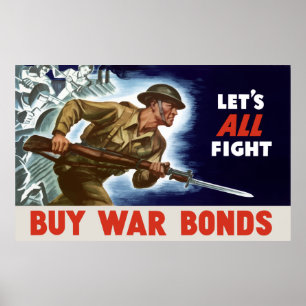 WW2 -- Buy War Bonds Poster