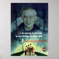 WW2 FDR Quote Poster