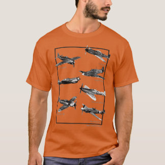 WW2 Fighter Aircraft Warbirds 1 T-Shirt