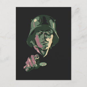 WW2 German Soldier Postcard
