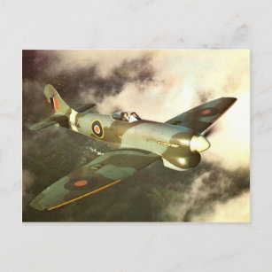 WW2 Historic Wartime Aircraft in Flight Postcard