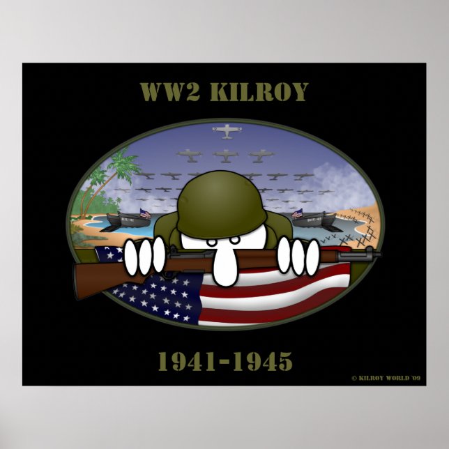 WW2 Kilroy Poster (Front)
