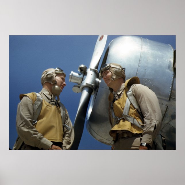 WW2 Marine Corps Aviation Poster (Front)