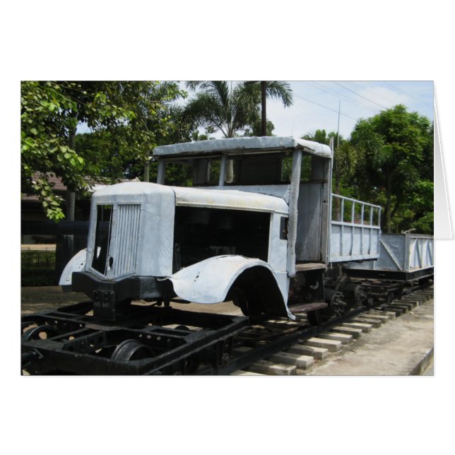 WW2 Military Train at the River Kwai Bridge (Front Horizontal)