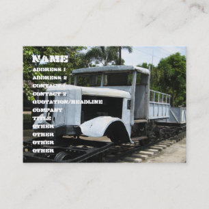 WW2 Military Train at the River Kwai Bridge Business Card