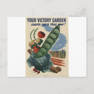 ww2 poster Victory garden Postcard
