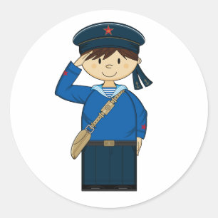 WW2 Russian Sailor Sticker