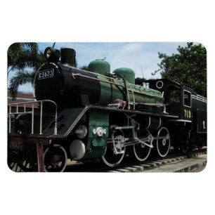 WW2 Steam Train at the River Kwai Bridge Magnet