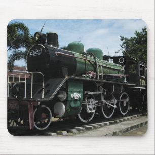WW2 Steam Train at the River Kwai Bridge Mouse Mat
