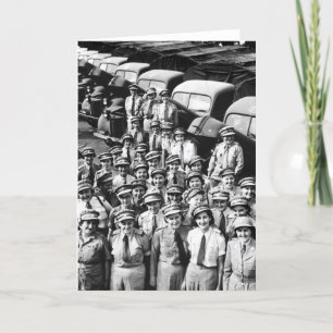 WW2 Truck Ladies, 1940s Card