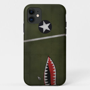 WW2 United States Army Fighter Camouflage (Shark M Case-Mate iPhone Case